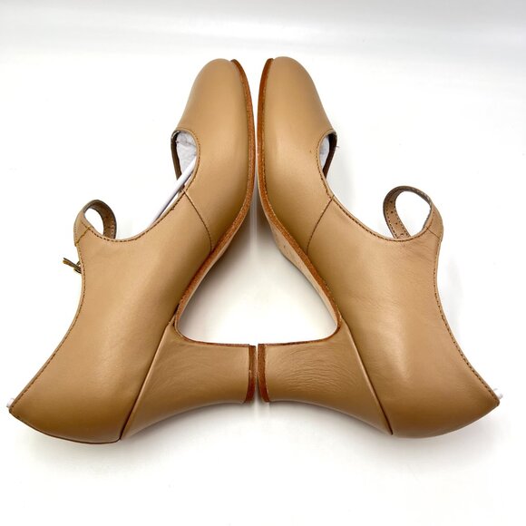 Capezio Womens Size 7.5 # 653 Manhattan Character Caramel Tan Dance Shoes Heels - Picture 8 of 15